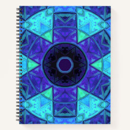 Cuaderno Mosaic Mandala Azul y Púrpura