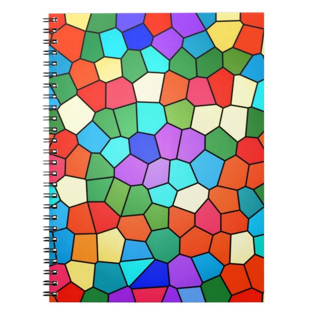 Cuaderno Mosaic Rainbow (Frente)