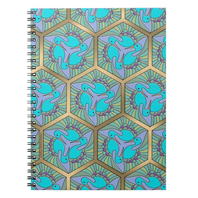 Cuaderno Mosaica Peacock (Frente)