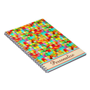 Cuaderno Mosaico brillante personalizado