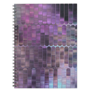 Cuaderno Mosaico Brillante: Resumen Glosado Multicolorizado