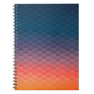 Cuaderno Mosaico colorido. Retrograso hipster geométrico