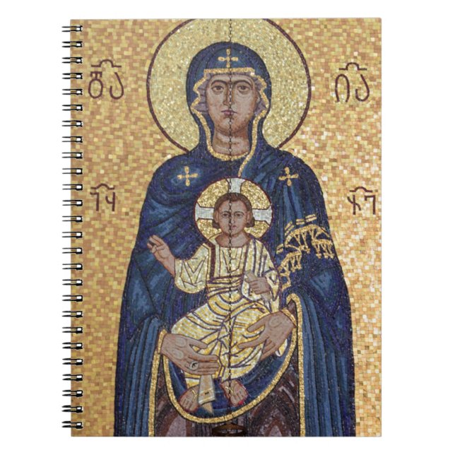 Cuaderno Mosaico de María y Jesús (Frente)