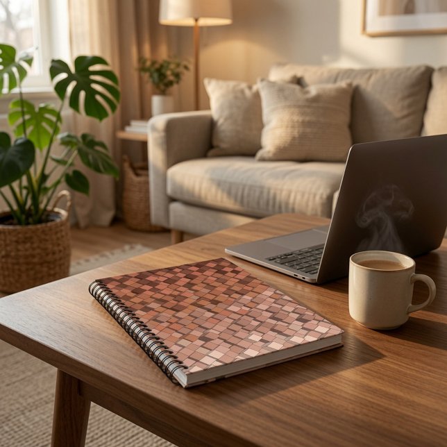 Cuaderno Mosaico de tonos terrosos modernos (Subido por el creador)