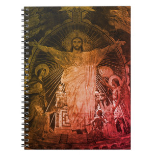 Cuaderno Mosaico del Sagrado Corazón de Jesús Vintage Paris