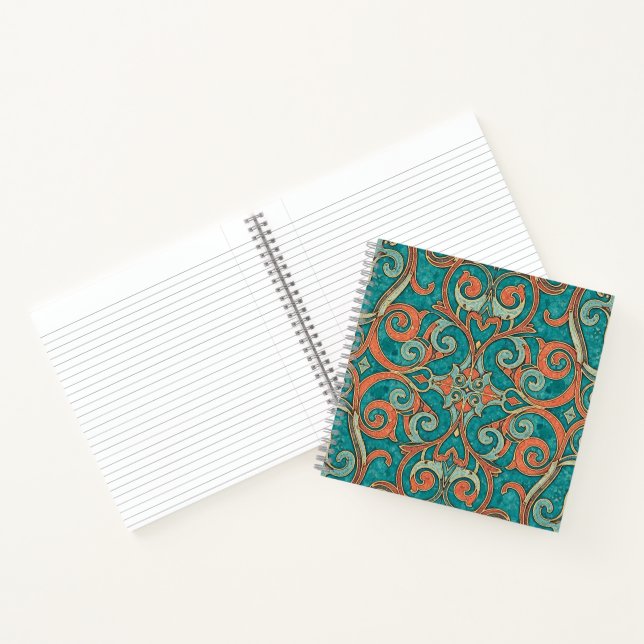 Cuaderno mosaico elegante  (Interior)