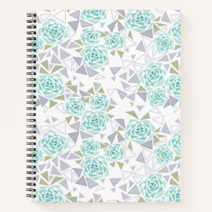 Cuaderno Mosaico, flores
