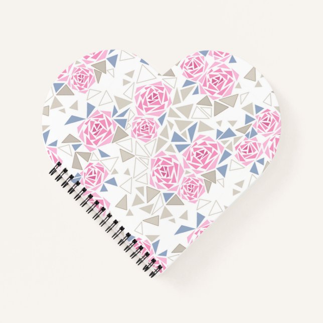 Cuaderno Mosaico, flores (Anverso)