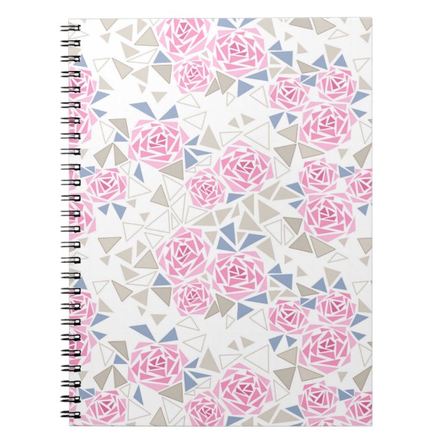 Cuaderno Mosaico, flores (Frente)