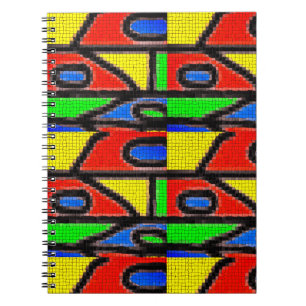 Cuaderno Mosaico hecho a mano, pintura Barcelona Tilles