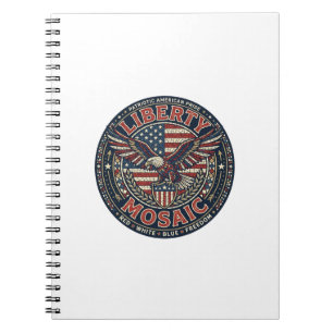 Cuaderno Mosaico Liberty Patriótico Mosaico Patriótico Vint