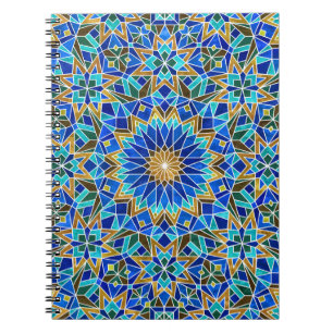 Cuaderno Mosaico Marroquí: Diseño árabe sin foco