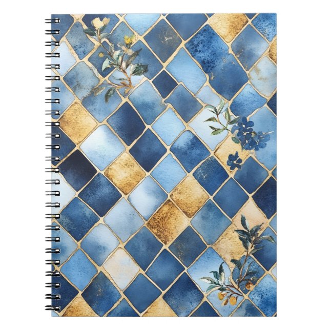 Cuaderno Mosaico que recuerda a los estilos tradicionales m (Frente)