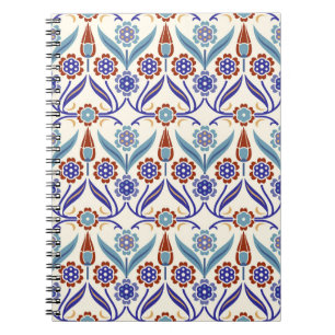 Cuaderno Mosaico turco: Colorido patrón sin foco