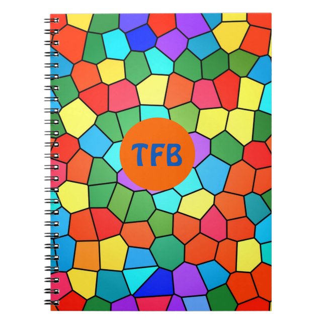 Cuaderno Mosaicos del arco iris (Frente)