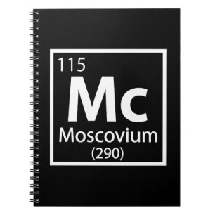 Cuaderno Moscovium - Mesa Periódica de Ciencia Rusa