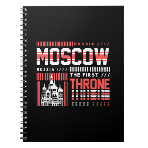 Cuaderno Moscú Rusia Tipografía de Monumentos Viaje 