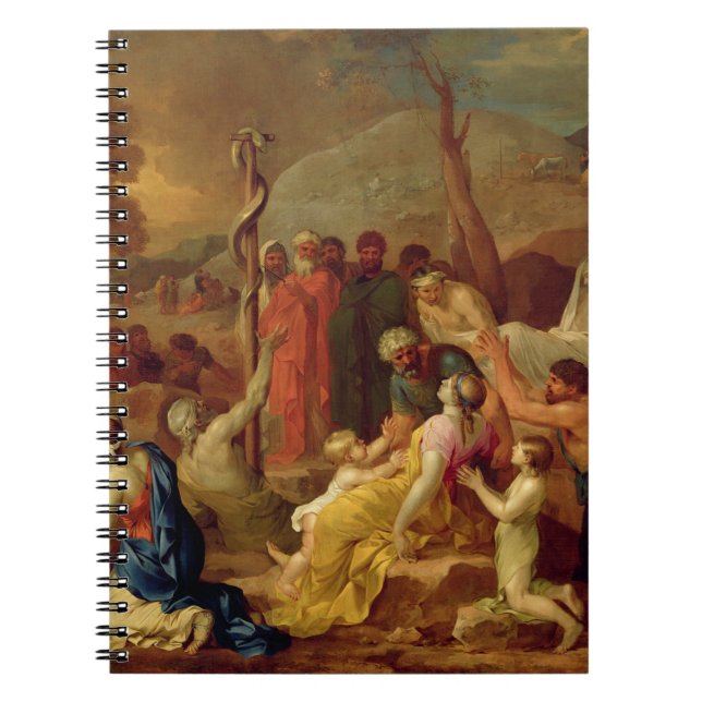 Cuaderno Moses y la serpiente descarada, c.1653-54 (aceite (Frente)