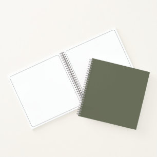 Cuaderno Moss Green Spiral Sketchbook - Personalizable