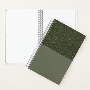 Cuaderno Moss Green Two-Tone Personalizado Sketchbook