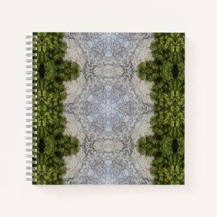 Cuaderno Moss verdes y arte de la naturaleza terrestre