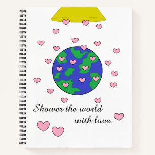 Cuaderno Mostrando el mundo: 8.5" por 11"