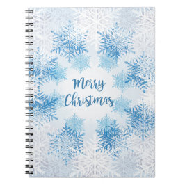 Cuaderno MOSTRAR FLAKES PATRÓN Feliz Navidad