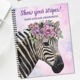 Cuaderno Mostrar tus rayas Raras Enfermedades Cebra de Conc