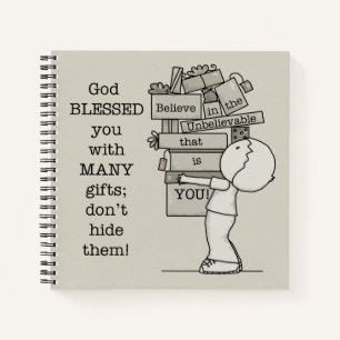 Cuaderno Mostrar tus regalos