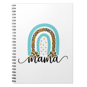 Cuaderno Mother Gift Rainbow Leopard Mama