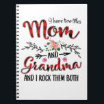 Cuaderno Mother Mom And Grandma Birthday<br><div class="desc">Mother Mom And Grandma Birthday</div>