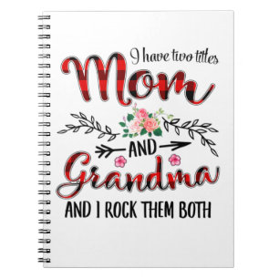 Cuaderno Mother Mom And Grandma Birthday