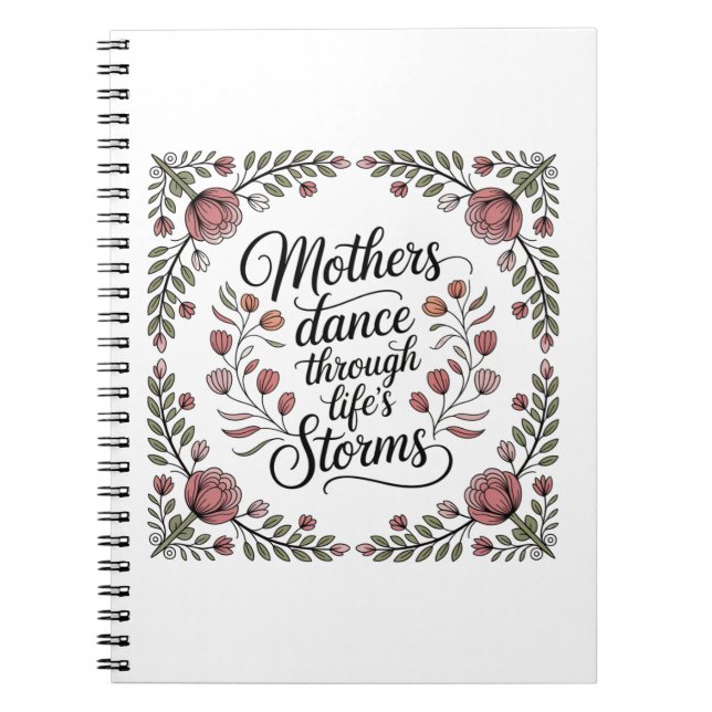 Cuaderno Mothers Dance Through Life's Storms (Frente)