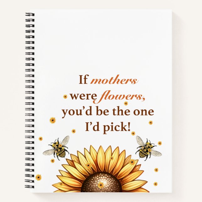 Cuaderno Mother's Day Gift-Spiral Notebook & Sketchbook (Anverso)