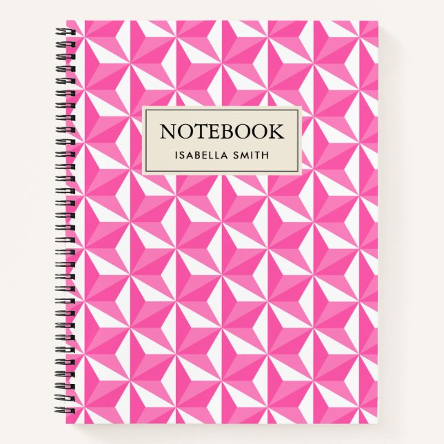 Cuaderno Motif Asanoha modèle Sakura (Anverso)