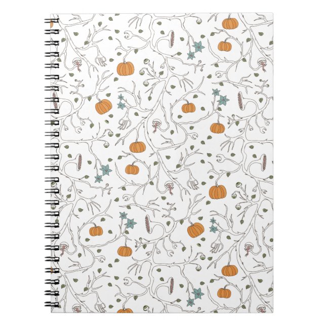 Cuaderno Motif de vigne effrayante pour Halloween (Frente)