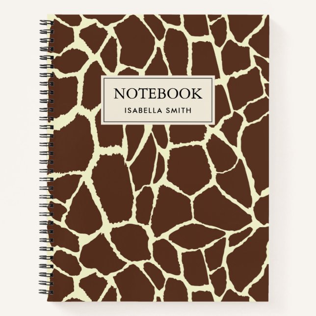 Cuaderno Motif Peau de girafe (Anverso)