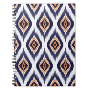 Cuaderno Motif Tíbal Étnico: Patrón Ikat.