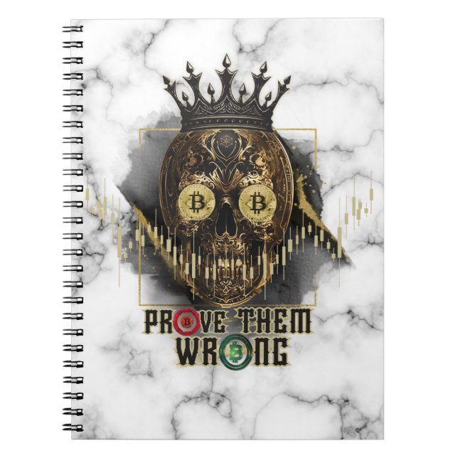 Cuaderno Motivación Cripto | Bitcoin | Demuéstrales que est (Frente)
