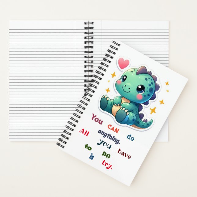 Cuaderno motivación de Dino lindo (Interior)