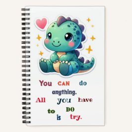 Cuaderno motivación de Dino lindo