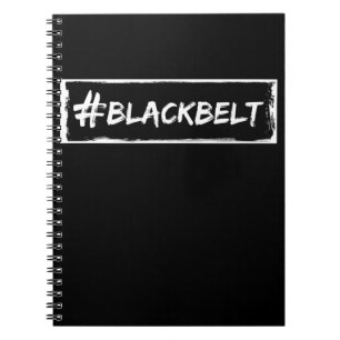 Cuaderno Motivación del cinturón negro Karate Taekwondo J