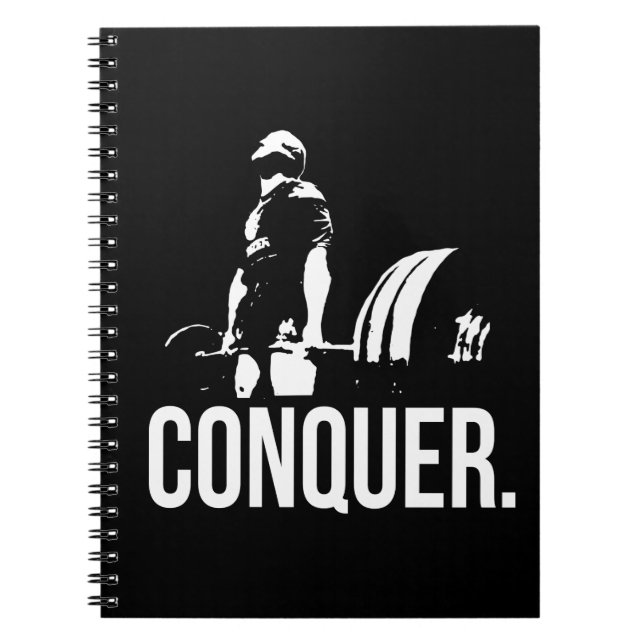 Cuaderno Motivación del gimnasio - CONQUISTAR (Frente)