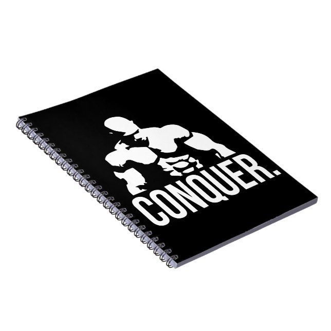 Cuaderno Motivación del gimnasio - CONQUISTAR (Lado Derecho)