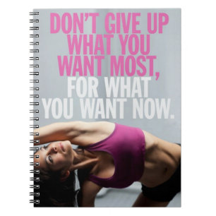 Cuaderno Motivación del gimnasio - No se rindan - El entren
