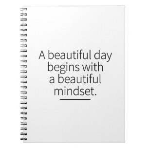 Cuaderno Motivación mental del lunes Arte Inspirador