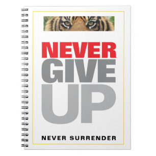 Cuaderno Motivación Nunca Renunciar A La Cita