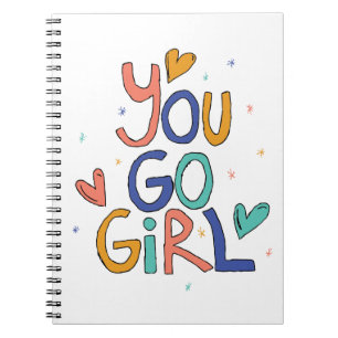 Cuaderno Motivación Un Chica de Guay Que Se Va Chica Clipar