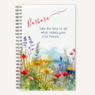 Cuaderno Motivacional Haz Feliz Tu Alma Personalizado