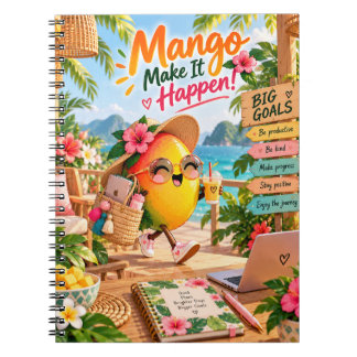 Cuaderno Motivacional Mango Make It Happen